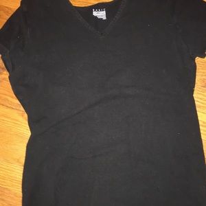Plain black shirt